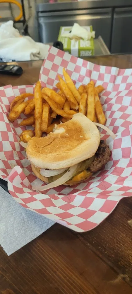 Cheeseburger and Fries